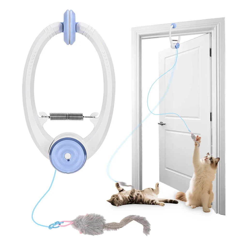 Hanging Cat Toy, Blue