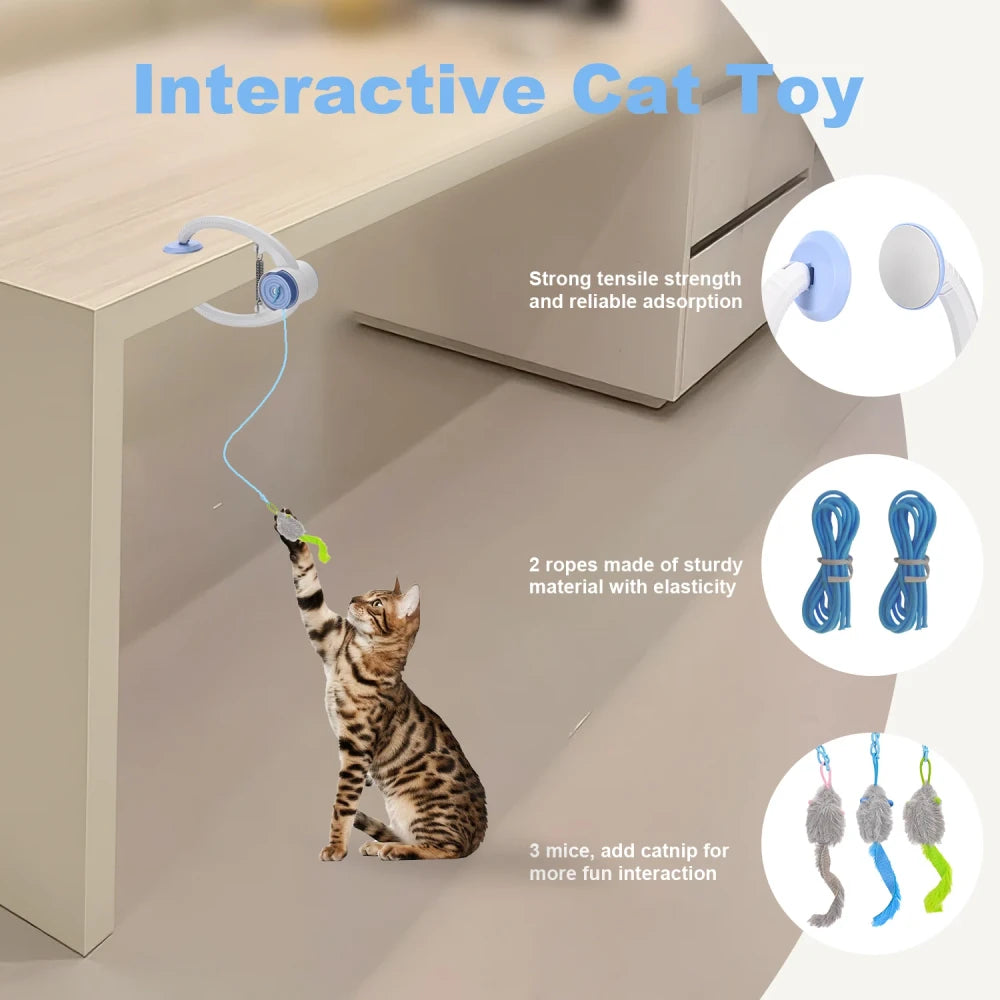 Hanging Cat Toy, Blue