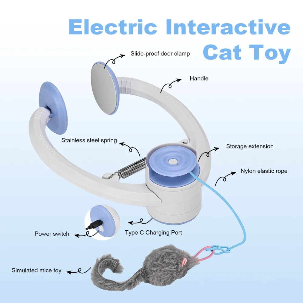 Hanging Cat Toy, Blue
