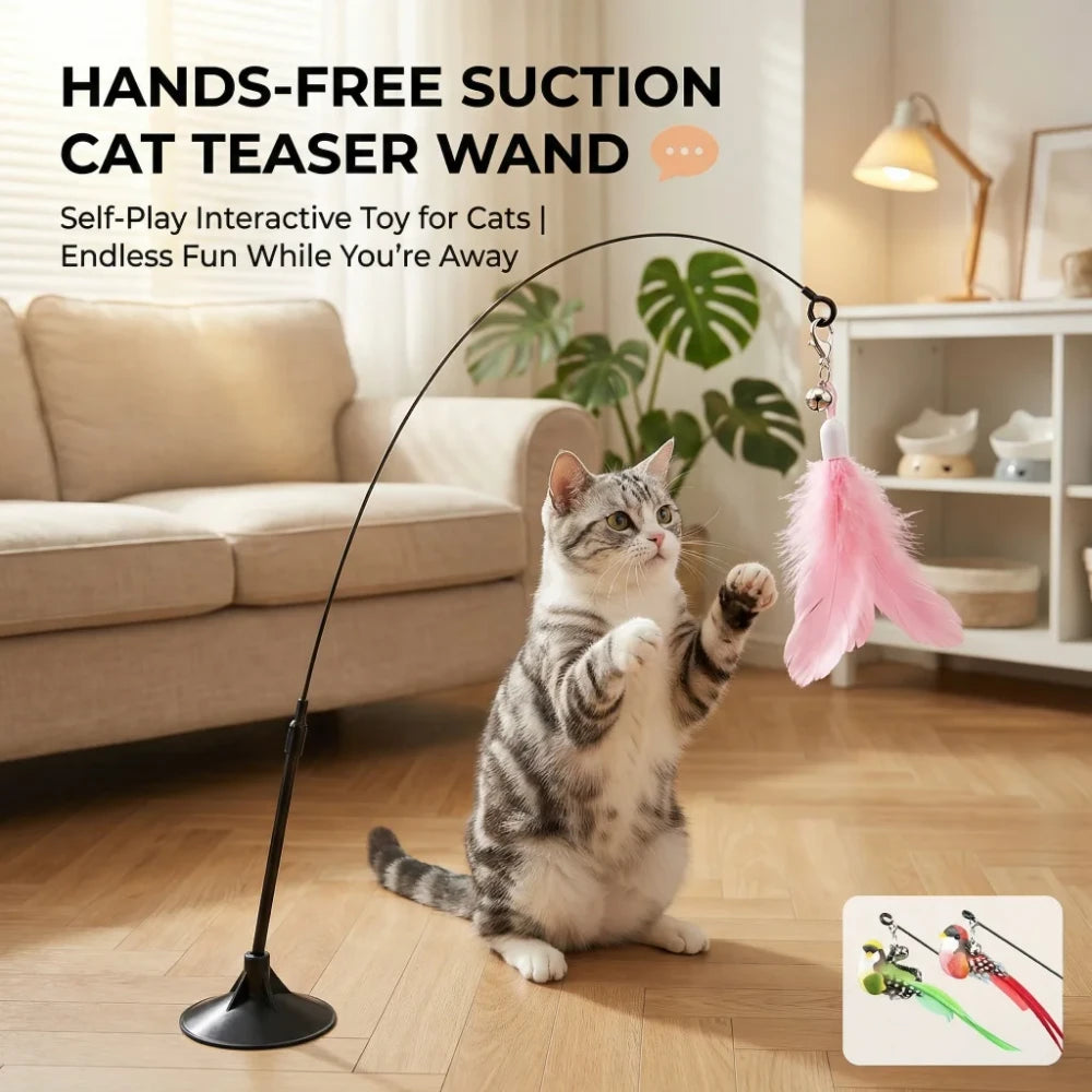 Interactive Cat Teaser Wand