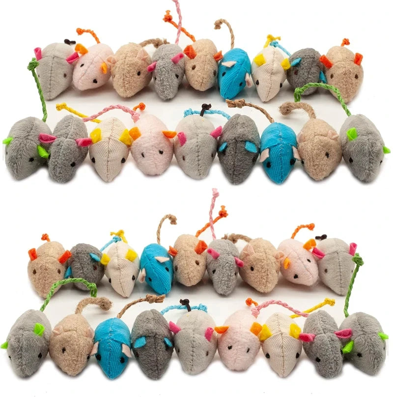 Catnip Mouse Toys 200PCS