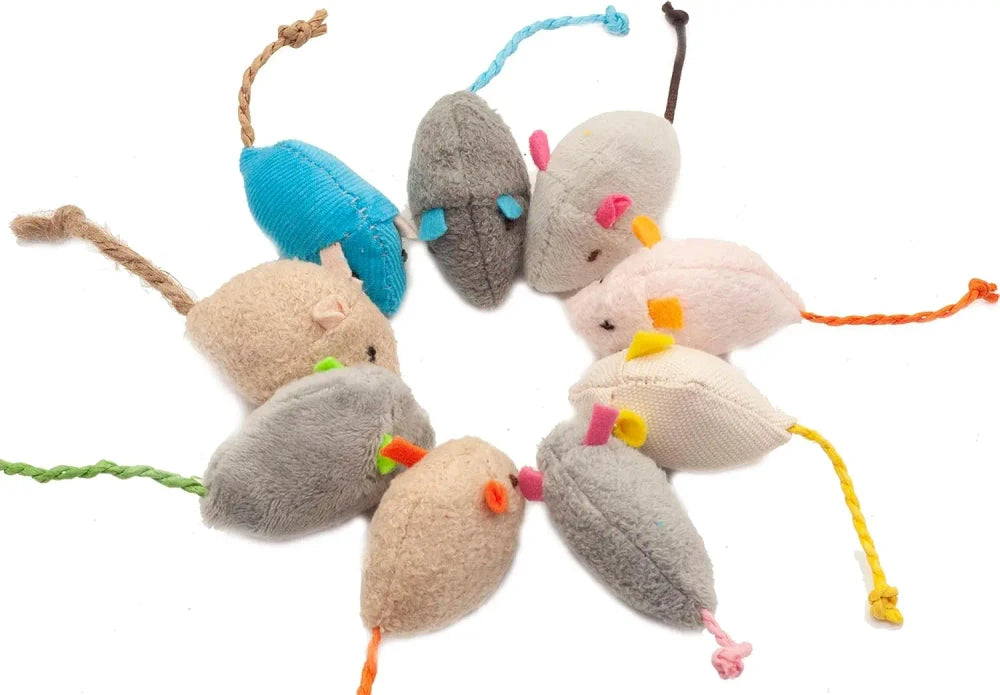 Catnip Mouse Toys 200PCS