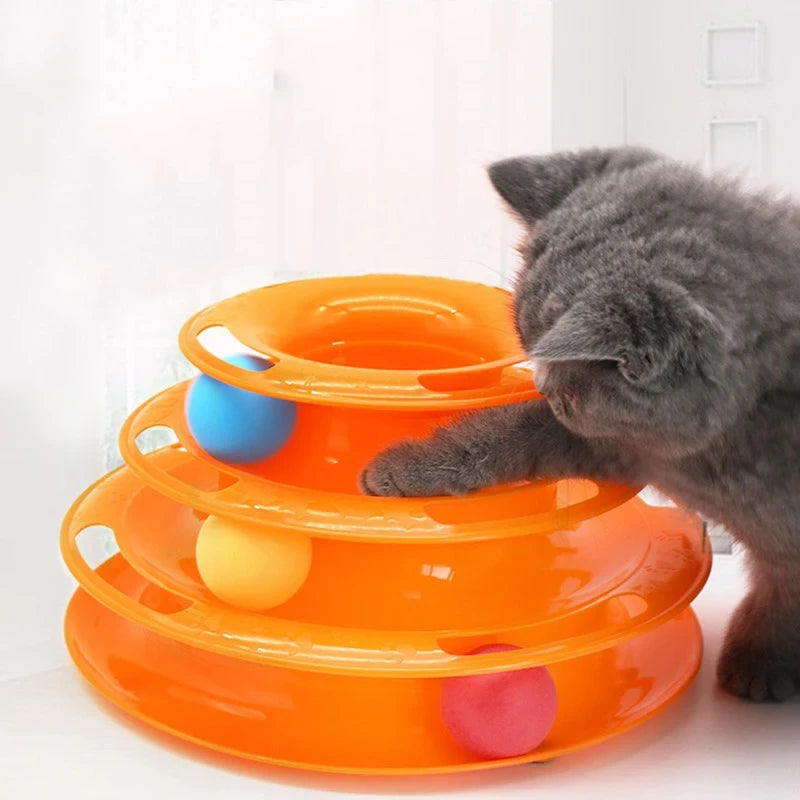 Three-Layer Cat Turntable